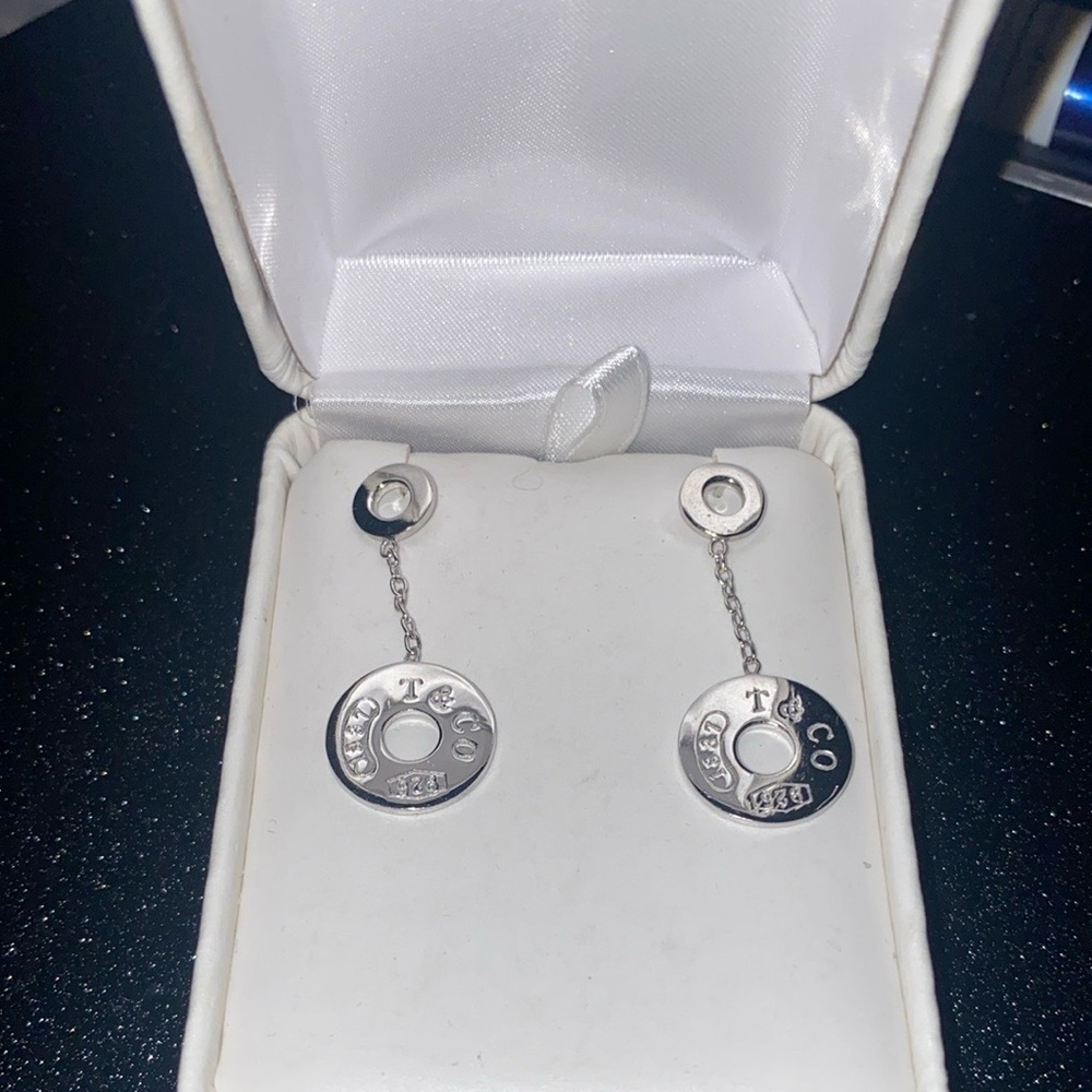 Tiffany & Co 1837 Sterling Silver Earrings